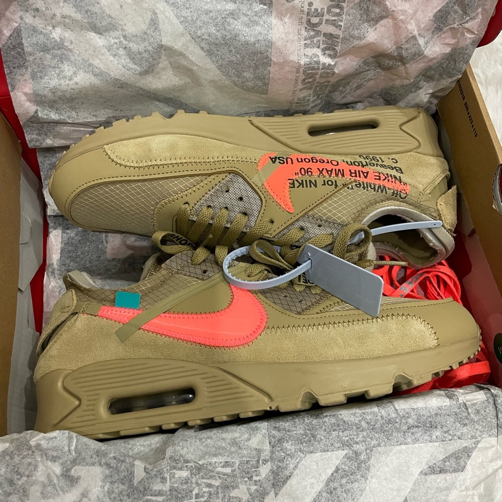 nike air max 90 off white sneakers